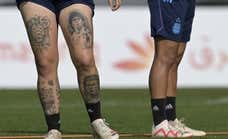 La argentina Yamila Rodríguez se defiende por tatuarse a Cristiano y no a Messi: «Basta, cansa, duele»