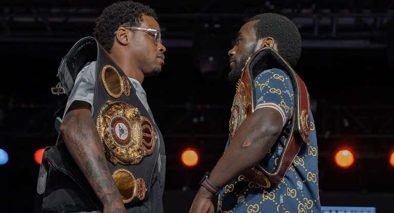 Errol Spence y Terence Crawford, cara a cara.