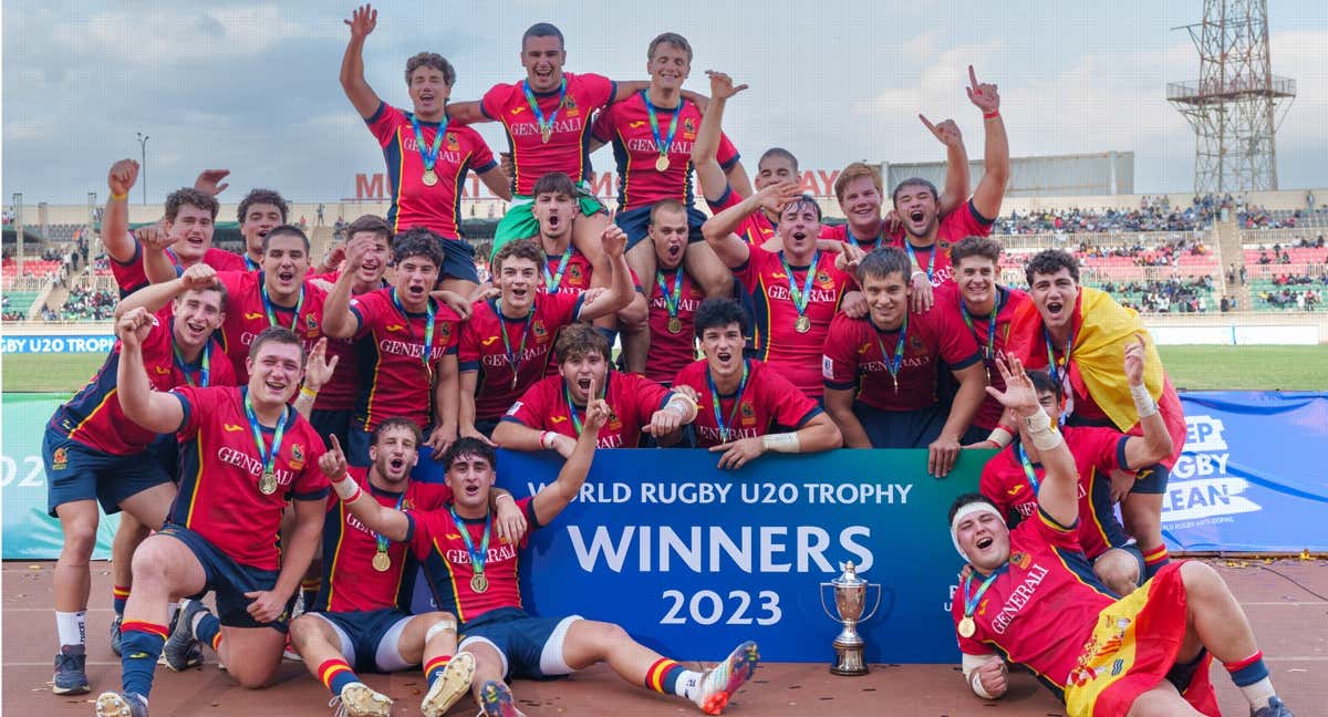 Leones U20 campeones del Trophy. /World Rugby