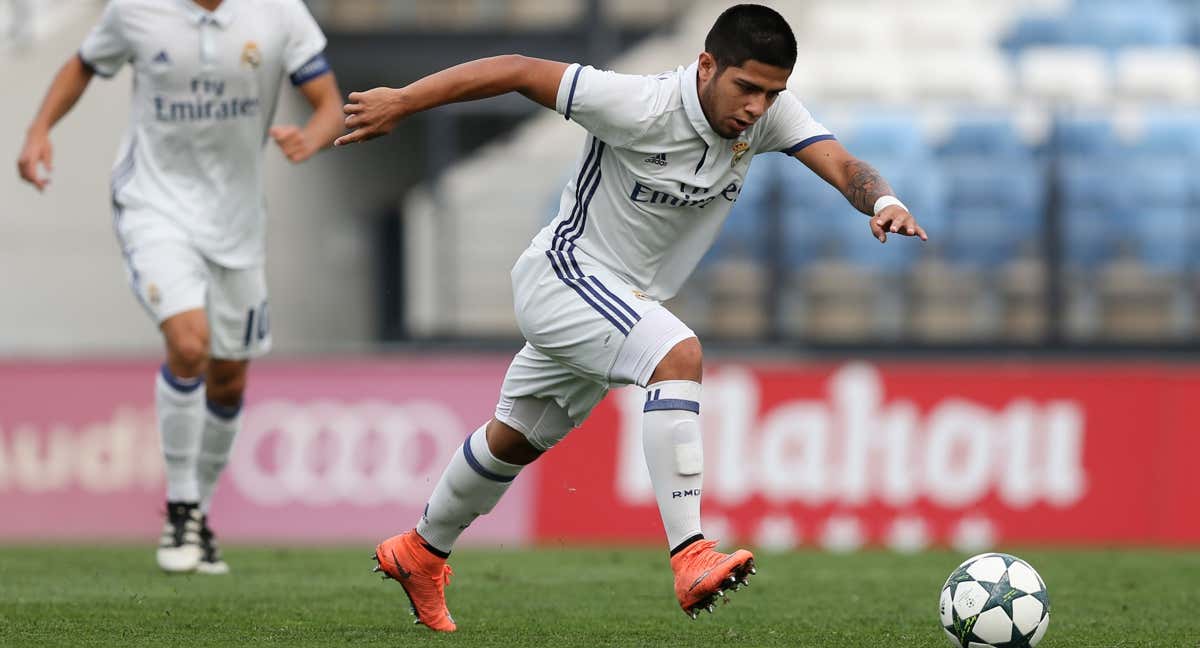Sergio Díaz fichó por el Real Madrid en 2016 procedente del Cerro Porteño de Paraguay.