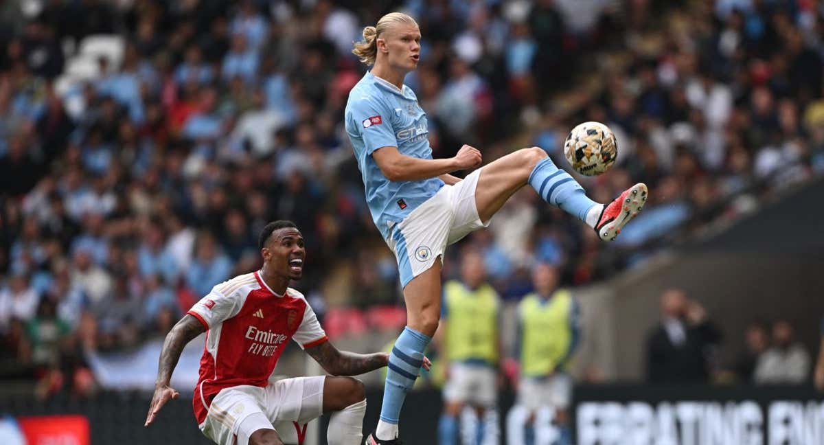 Erling Haaland, un goleador implacable por el que Manchester City pagó mucho dinero. /REUTERS