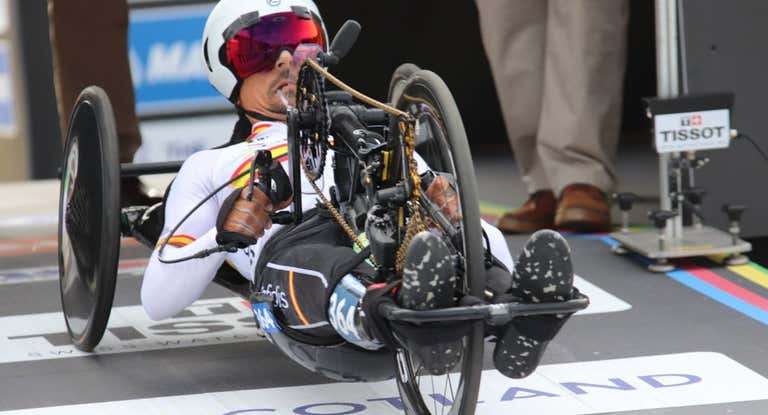 Sergio Garrote, en el Mundial de Glasgow.