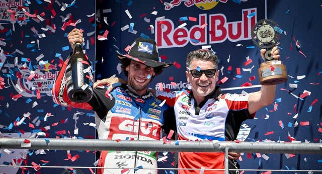 Álex Rins: «Lo que me he encontrado en Honda es que mi moto siempre ha sido diferente a la de Mir o Márquez»