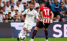 Con Yuri en la grada... Carvajal acapara los focos del debut en San Mamés