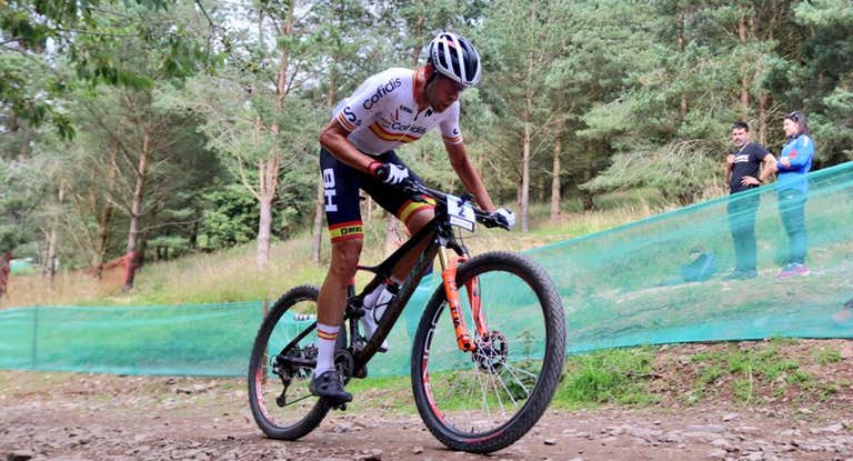 David Valero, mejor español en el Mundial XCO Elite masculino.