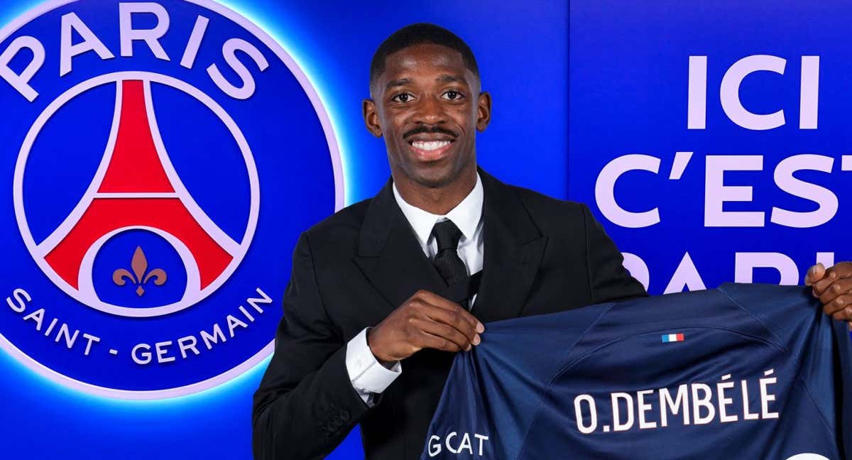 Dembélé ya es nuevo jugador del PSG. /PSG