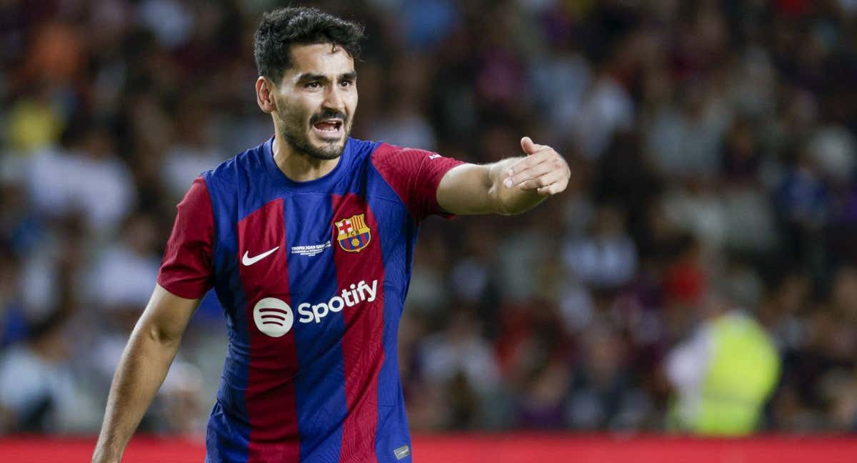 Gündogan, durante un partido de pretemporada. /EFE