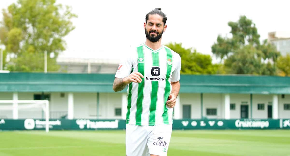 Isco, en su presentación con el Betis.
