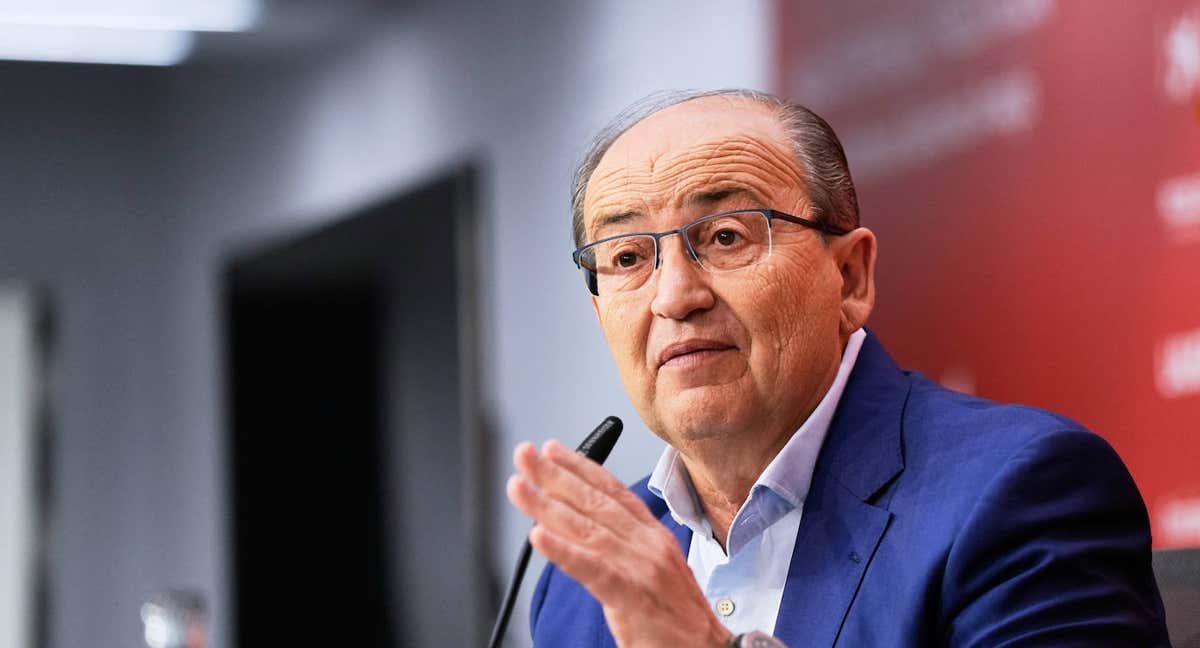 Pepe Castro, en una rueda de prensa. /Getty