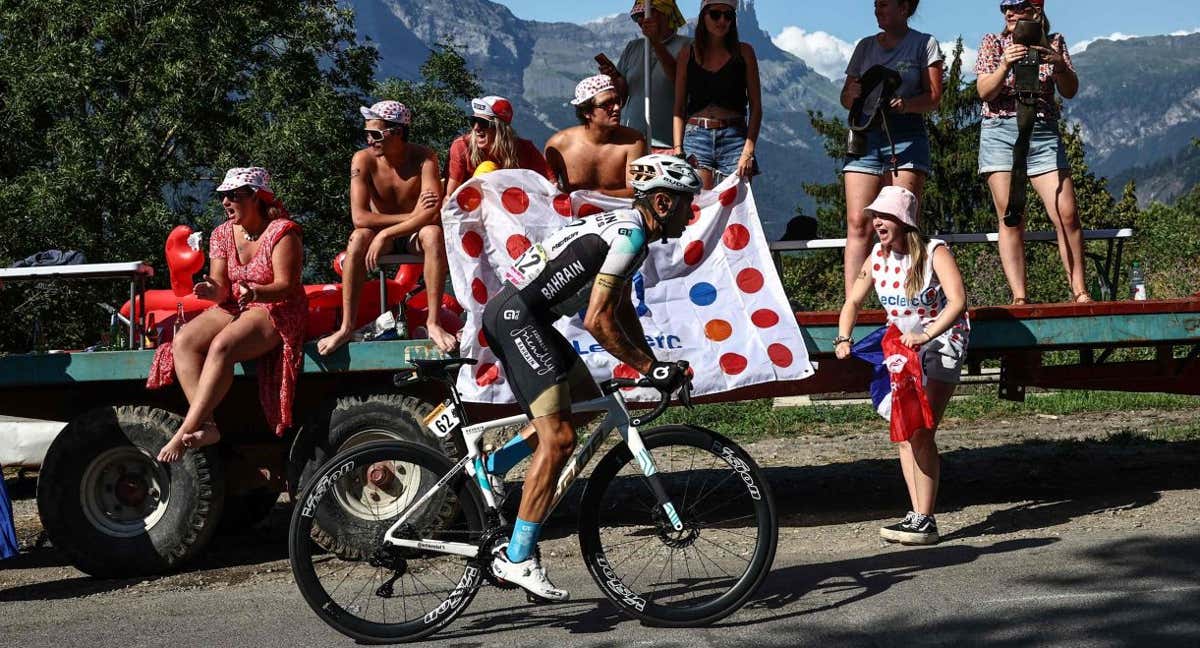 Mikel Landa, durante el último Tour de Francia.