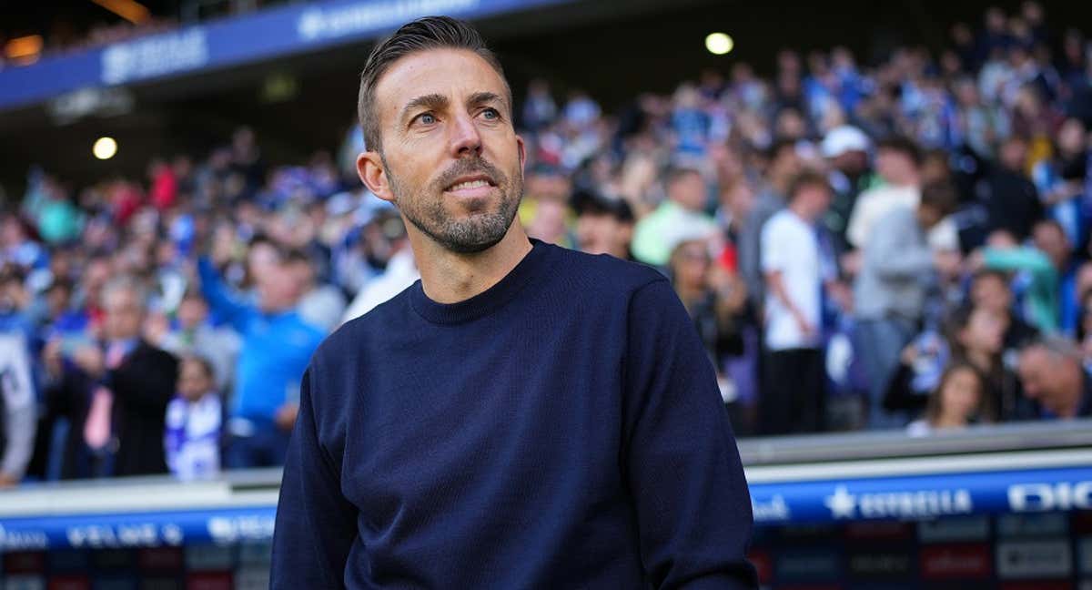 Luis García entrenando al Espanyol. /EFE