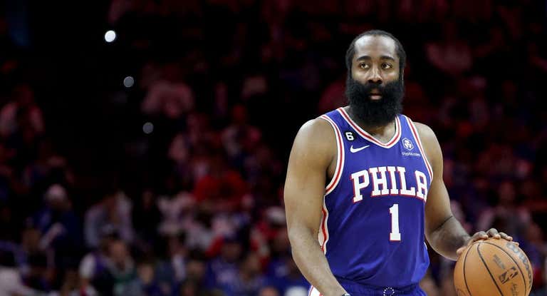 James Harden, en un partido de la NBA.