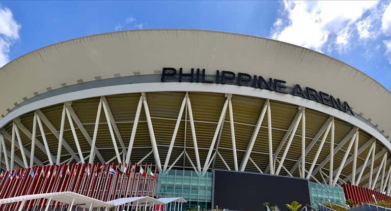 Vista del Philippine Arena que albergará el primer partido del Mundial.