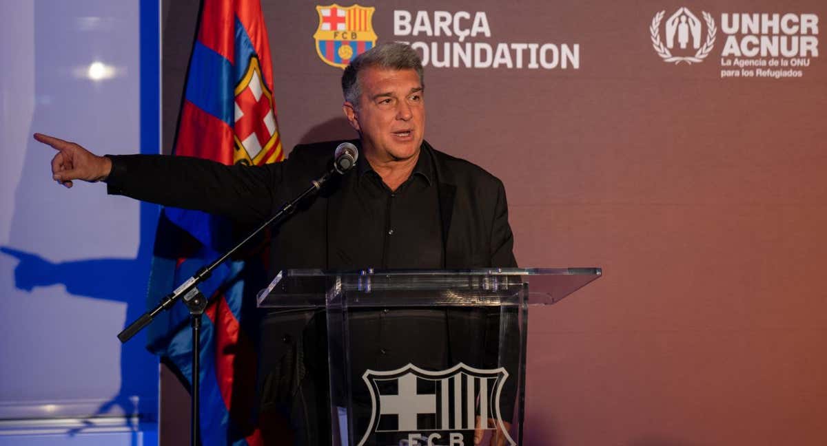 Joan Laporta, en un acto./EFE/ Angel Colmenares
