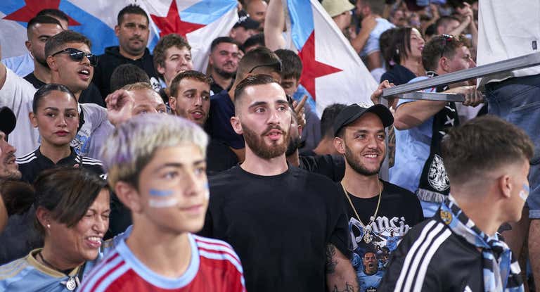 C Tangana, en la grada de Balaídos.