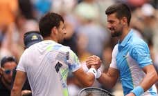 Djokovic somete a Zapata y vuela a la tercera ronda