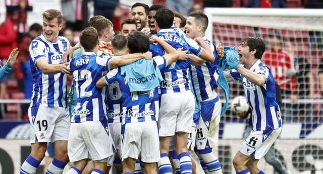 El grupo de la Real Sociedad de la Champions League 23/24