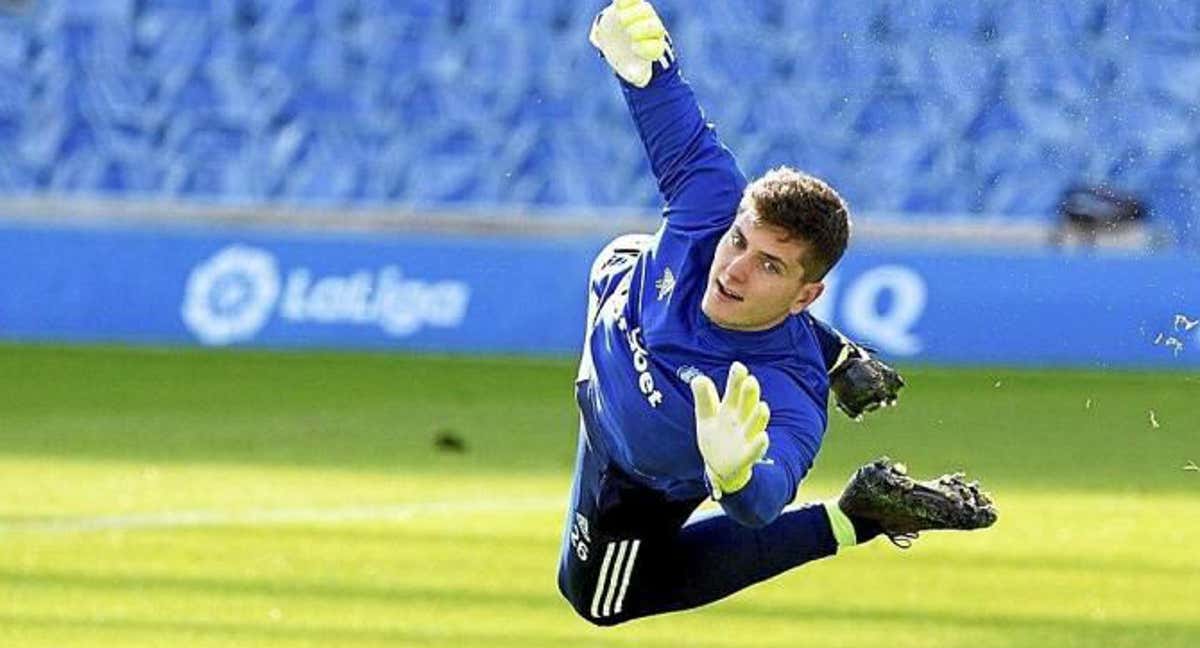 Juanjo Garrancho, en un entrenamiento./CEDIDA