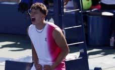 Los escopetazos de Ben Shelton a 240 km/h amenazan a Djokovic en el US Open