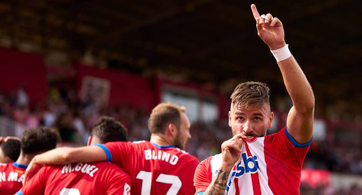 Portu celebra su gol.