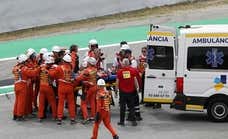 Las secuelas del GP de Cataluña: «Lo más complicado es volver a subirte a la moto y seguir hacia adelante»