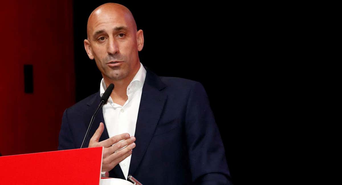 Rubiales, en una comparecencia./EP