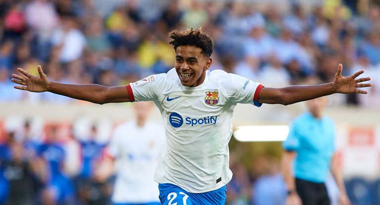 Lamine Yamal ya ilusiona en el Barcelona.