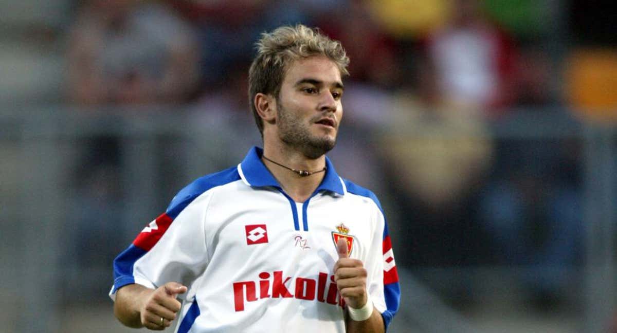 Jordi Ferrón, en su etapa de jugador en el Real Zaragoza.