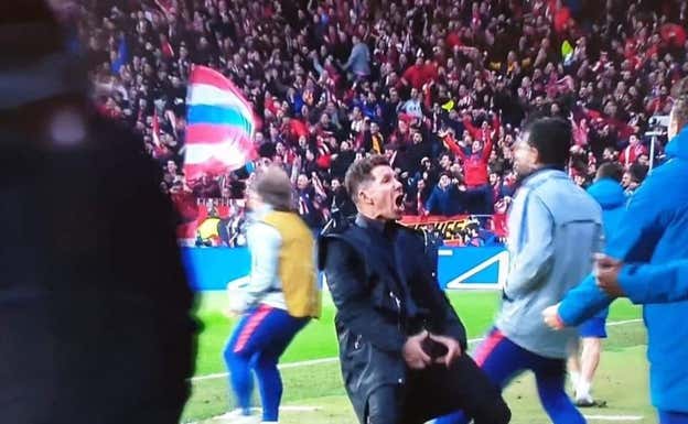 Diego Pablo Simeone se disculpó por este gesto