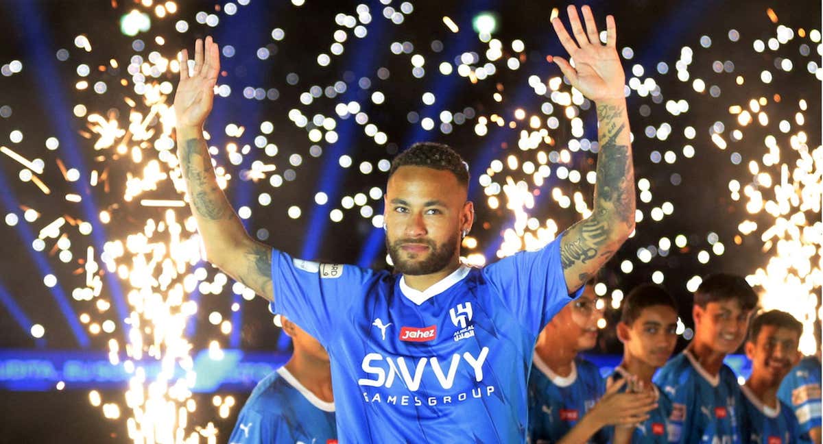 Neymar Jr. es la gran bandera del Al-Hilal para la temporada 2023/24./REUTERS