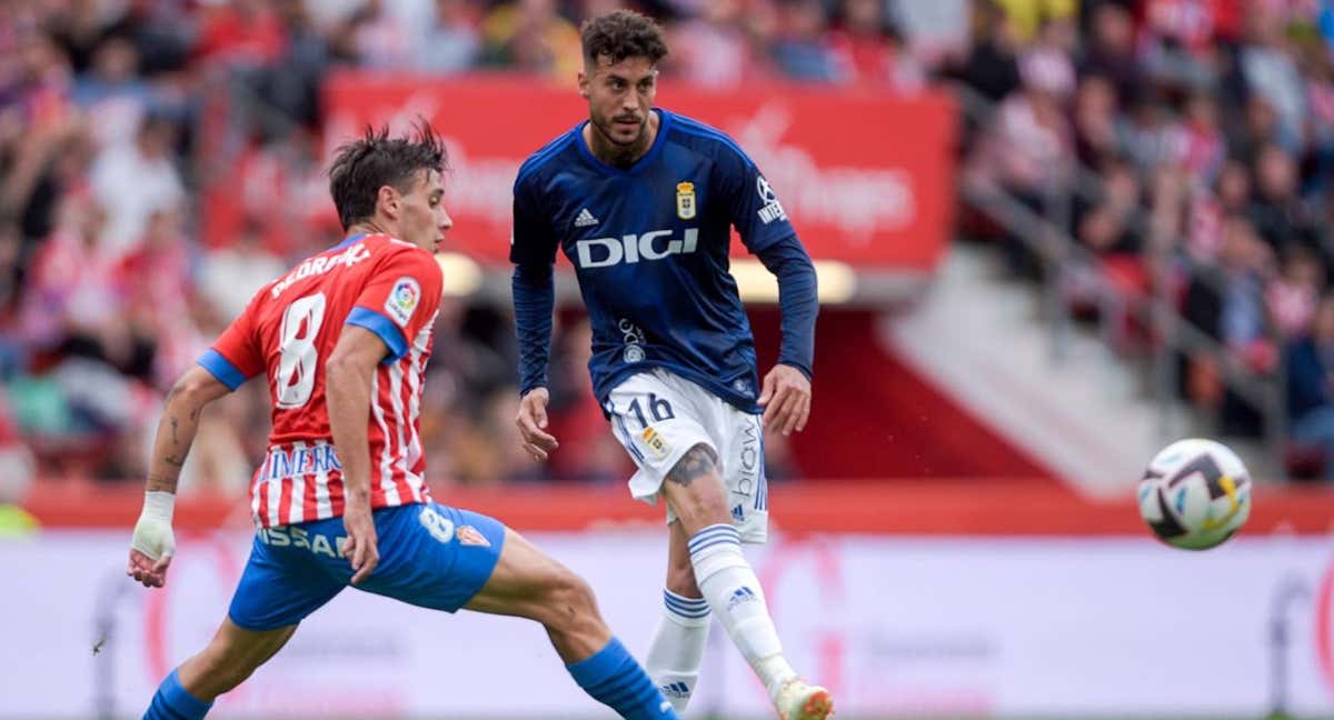 Víctor Camarasa, el último en parar su actividad para cuidar de su salud mental./Real Oviedo