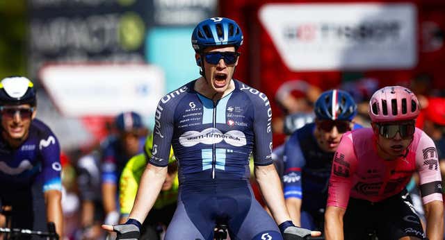 Voz de Alberto Dainese en una Vuelta que se resolverá este sábado en Guadarrama