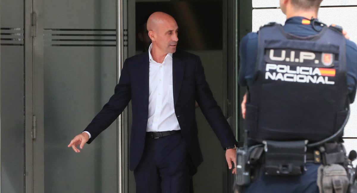 Rubiales prestó declaración durante más de una hora./EFE