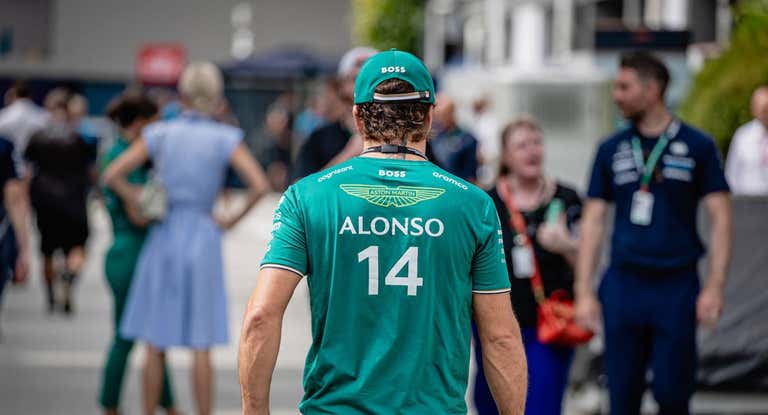 Fernando Alonso, en Singapur.