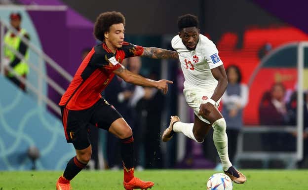Davies en el Mundial con Canadá.  REUTERS