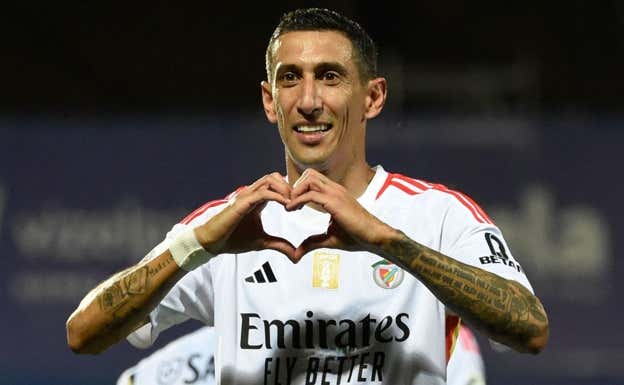 El argentino Di María ha empezado muy bien la temporada.  AFP