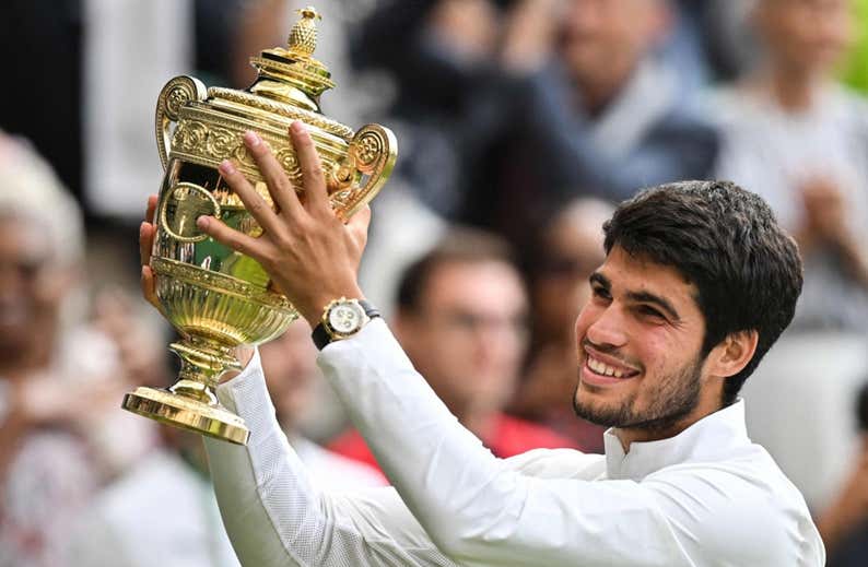 Cuántos Wimbledon ha ganado Carlos Alcaraz