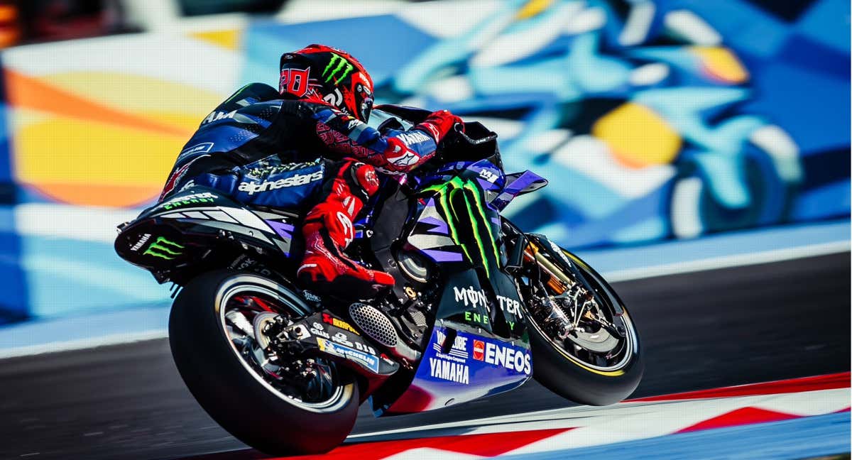 Fabio Quartararo durante el Gran Premio de Italia.