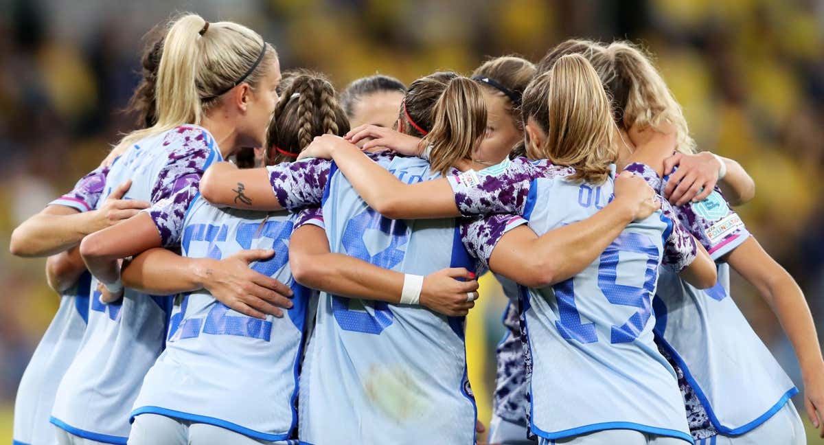 Jugadoras de la Selección celebran el triunfo ante Suecia en la Nations League. /GETTY