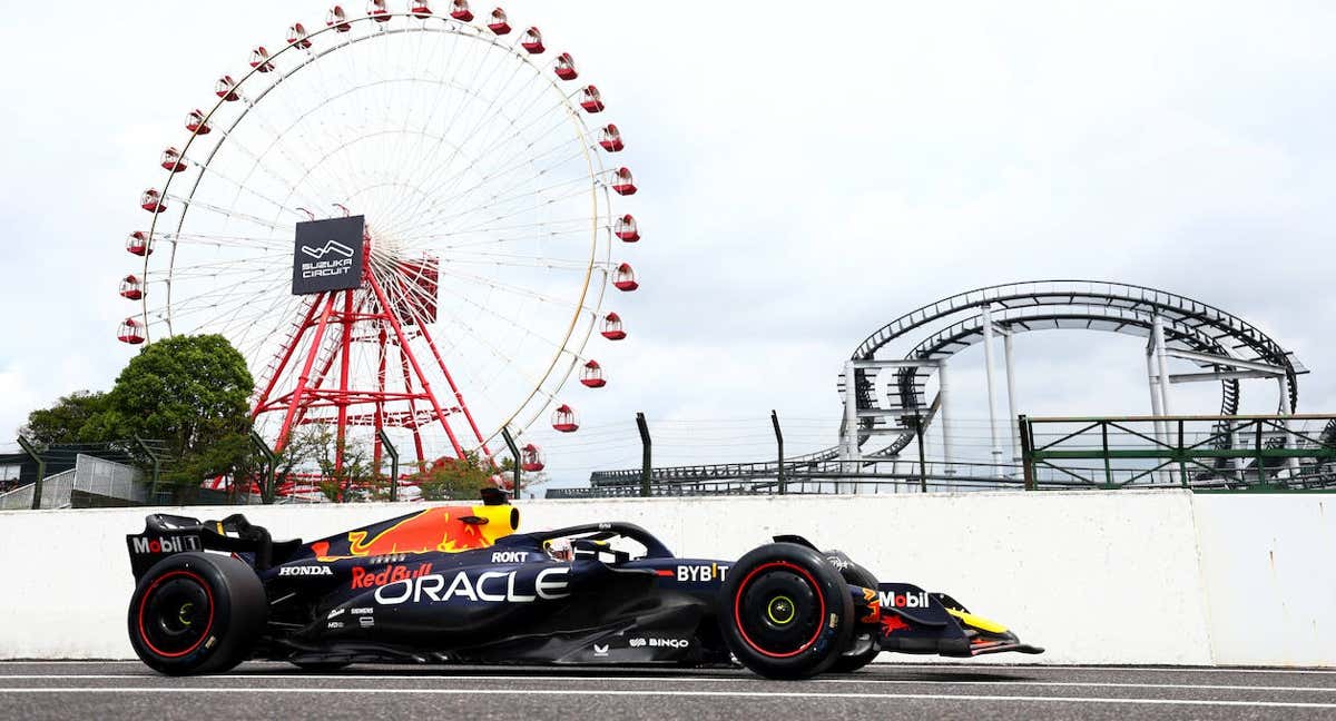 Max Verstappen, hoy, en Japón. /Getty