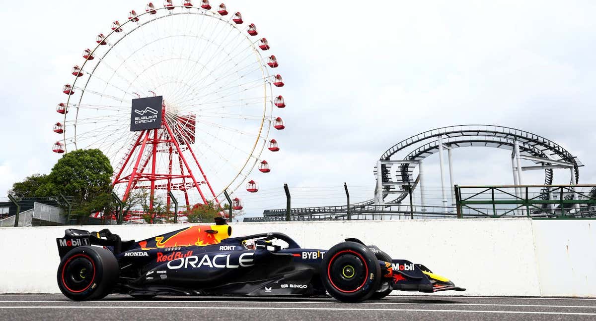 Max Verstappen, hoy, en Japón.