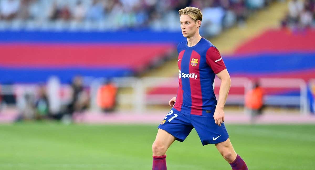 Frenkie de Jong se lesionó ante el Celta.