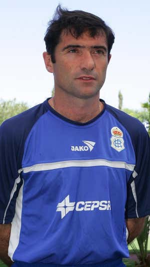 Marcelino, en su etapa como entrenador del Recre.  MERRITT