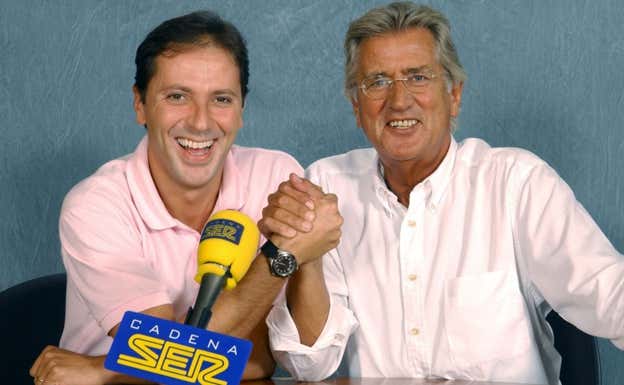 Paco González y Pepe Domingo, durante su etapa en la ser.  VOCENTO