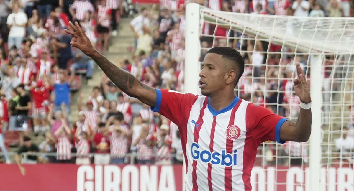 Savinho, una de las estrellas de LaLiga EA Sports./EFE/ David Borrat