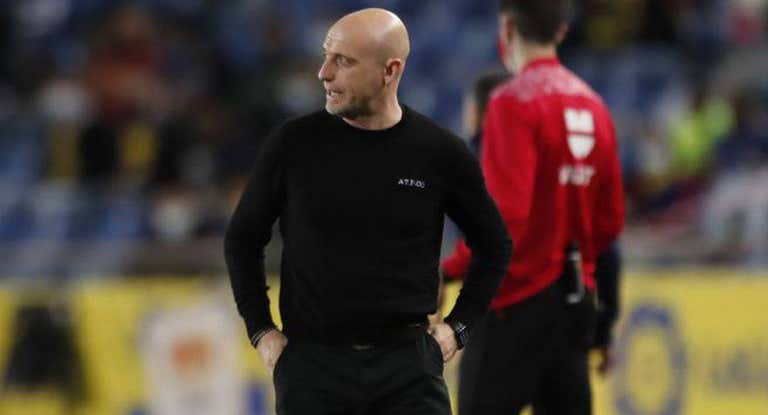 Julián Calero, durante un partido.