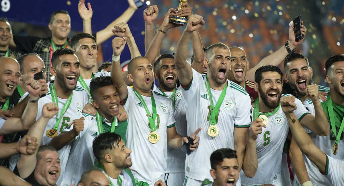 Argelia, campeona de la Copa de África en 2019.