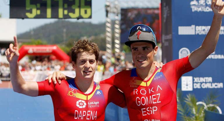 Pablo Dapena y Javier Gómez Noya.