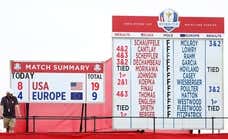 Las rarezas del marcador de la Ryder Cup: qué significa cuando ves 3&2, 9&7, Tied o 1UP