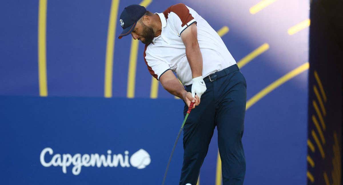 Jon Rahm, hoy, en la Ryder Cup. /Reuters